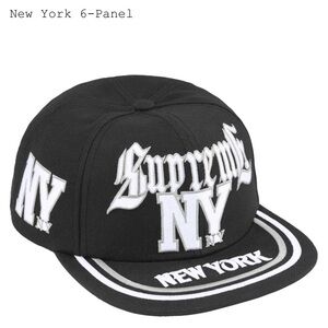 Supreme New York 6-Panel Hat “Black”